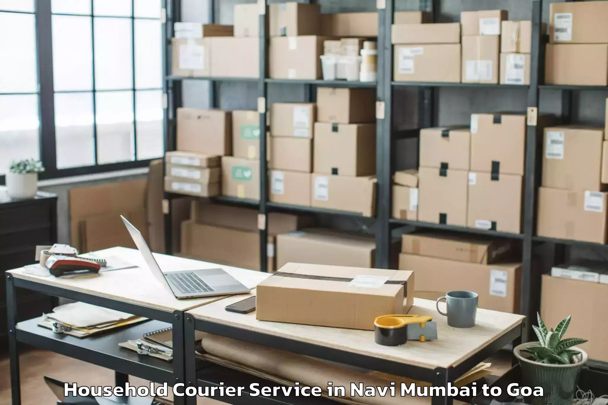 Discover Navi Mumbai to Morjim Household Courier